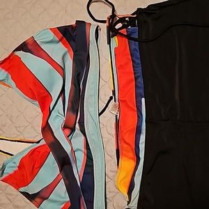 #292 Ladies XL 2 piece short swimsuit